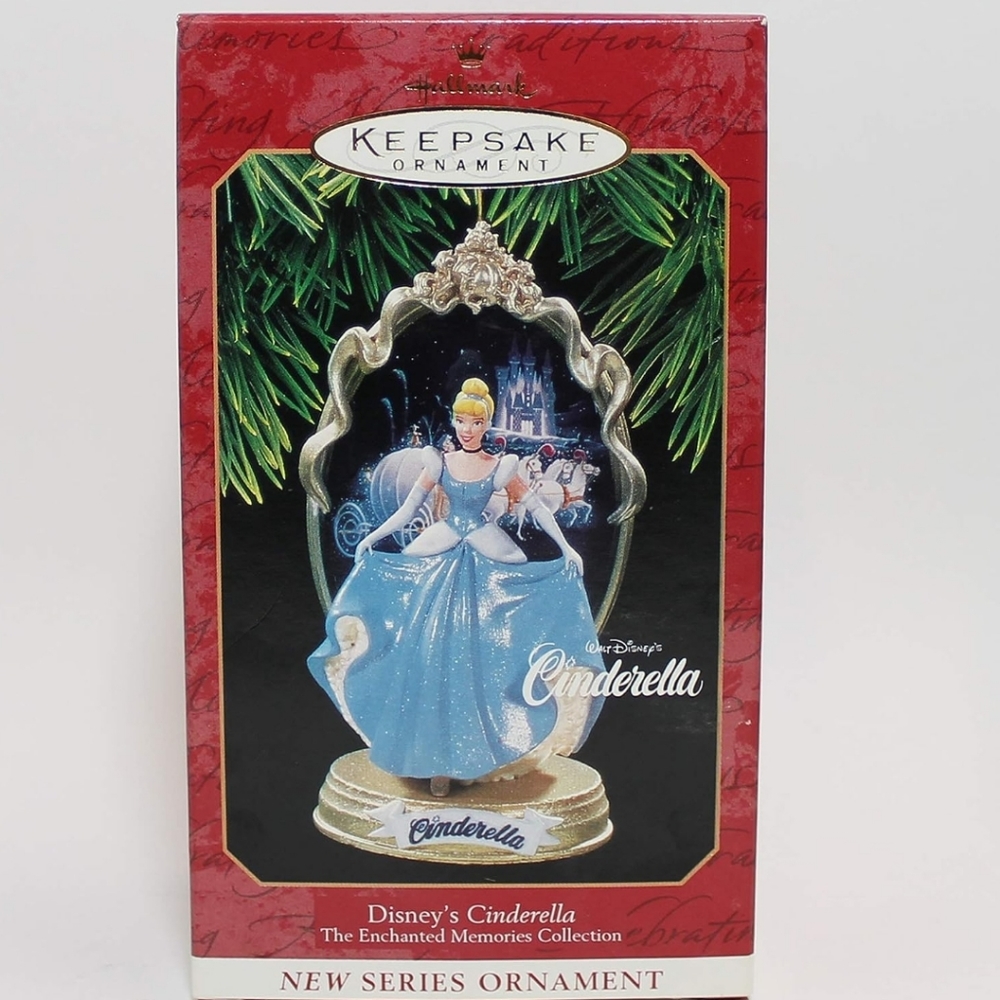 Hallmark Keepsake Ornament Disney’s Cinderella First in the Enchanted Me…